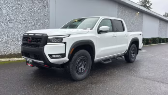 2026 Glacier White Nissan Frontier PRO-4X 4X4 Truck