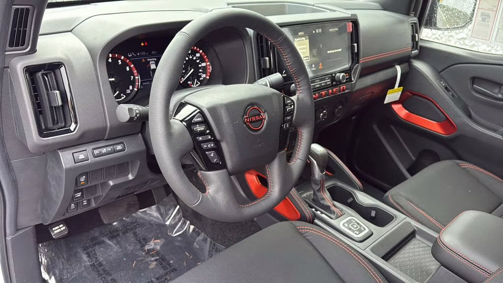 2026 Glacier White Nissan Frontier PRO-4X 4X4 Truck