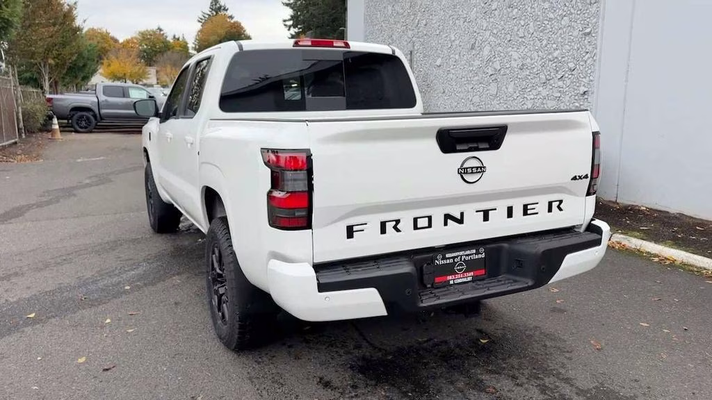 2026 Glacier White Nissan Frontier SV 4X4 Truck