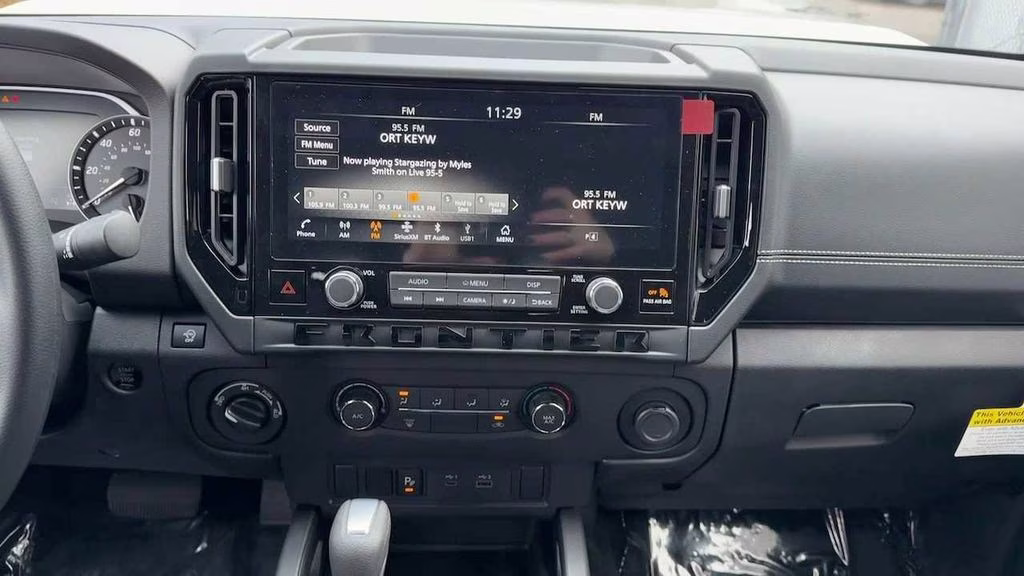 2026 Glacier White Nissan Frontier SV 4X4 Truck