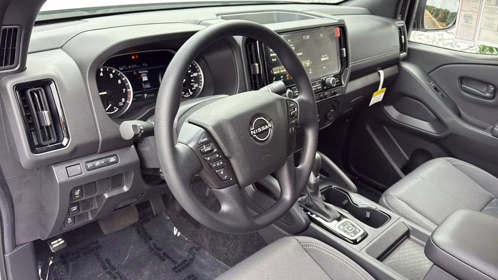 2026 Glacier White Nissan Frontier SV 4X4 Truck