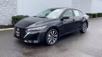 2025 Super Black Nissan Sentra SV FWD Sedan