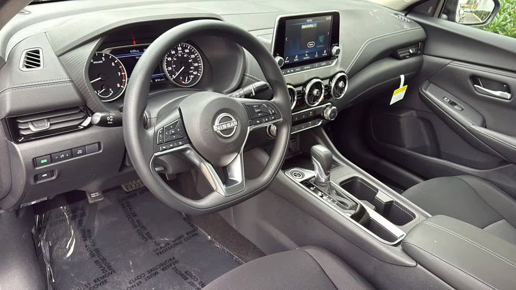 2025 Super Black Nissan Sentra SV FWD Sedan