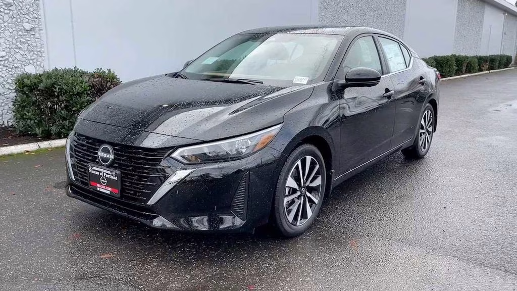 2025 Super Black Nissan Sentra SV FWD Sedan