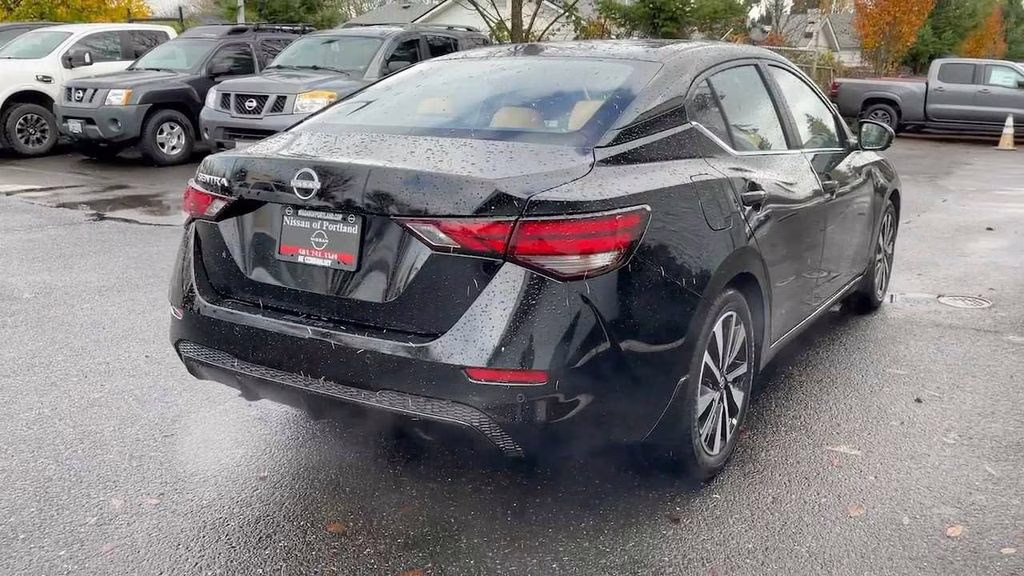 2025 Super Black Nissan Sentra SV FWD Sedan