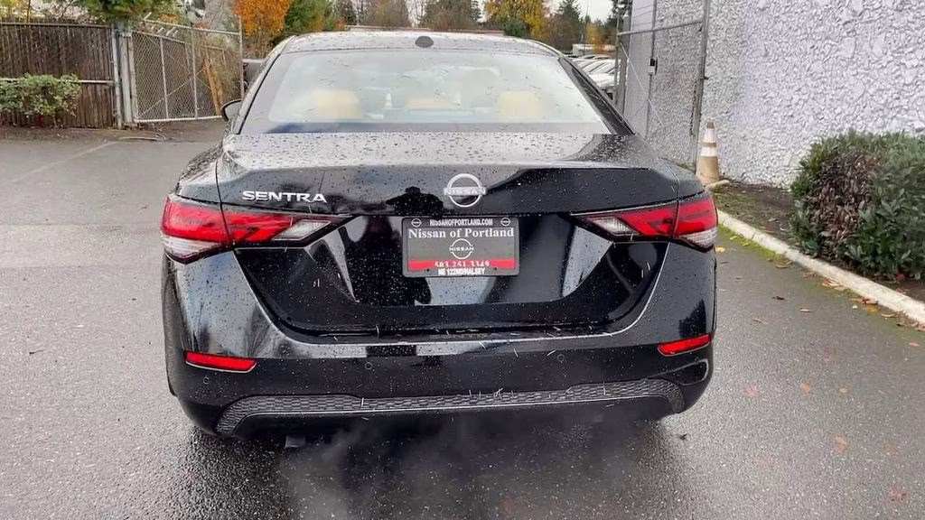 2025 Super Black Nissan Sentra SV FWD Sedan