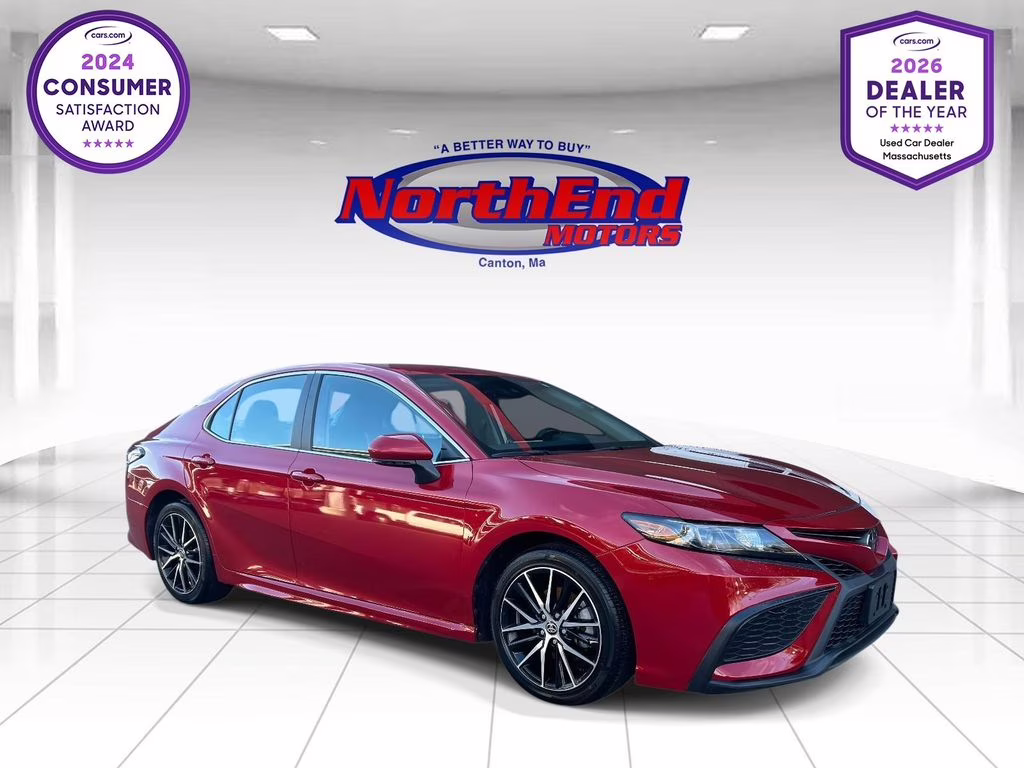 2024 Red Toyota Camry SE FWD Sedan