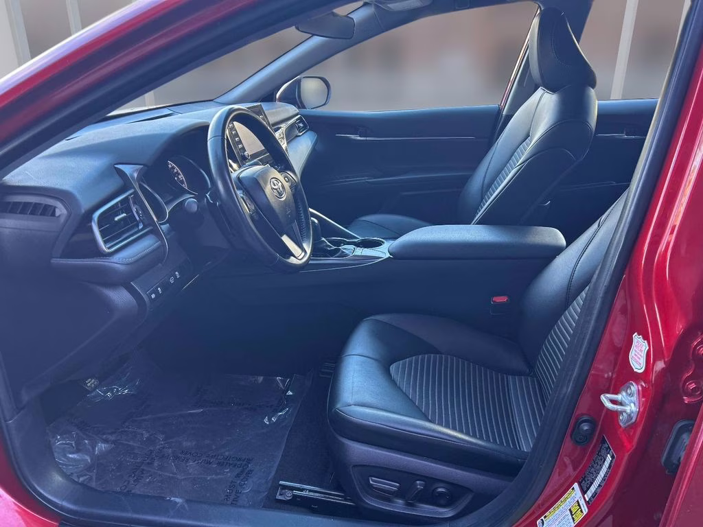 2024 Red Toyota Camry SE FWD Sedan