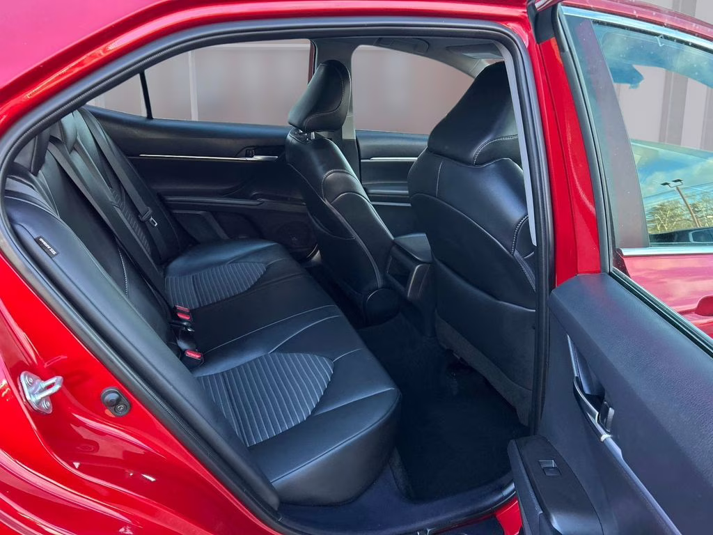 2024 Red Toyota Camry SE FWD Sedan