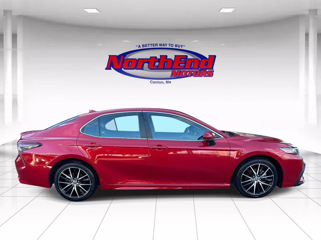 2024 Red Toyota Camry SE FWD Sedan