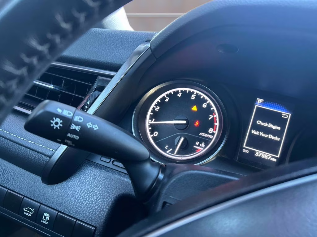 2024 Red Toyota Camry SE FWD Sedan