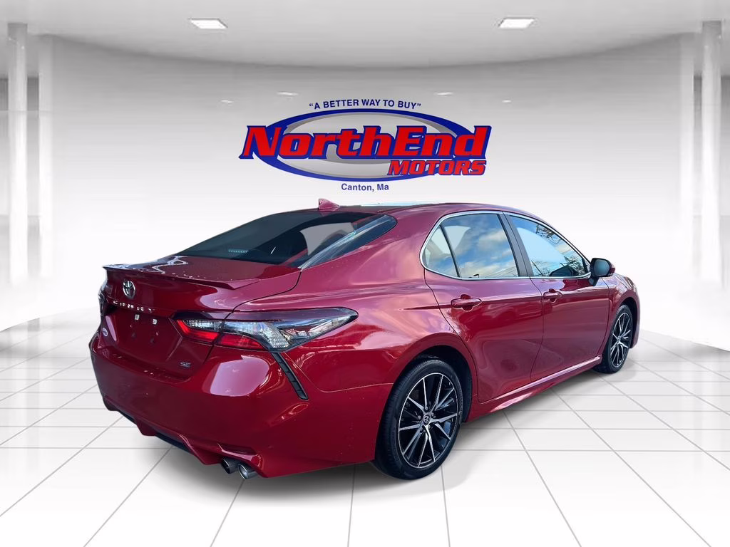 2024 Red Toyota Camry SE FWD Sedan