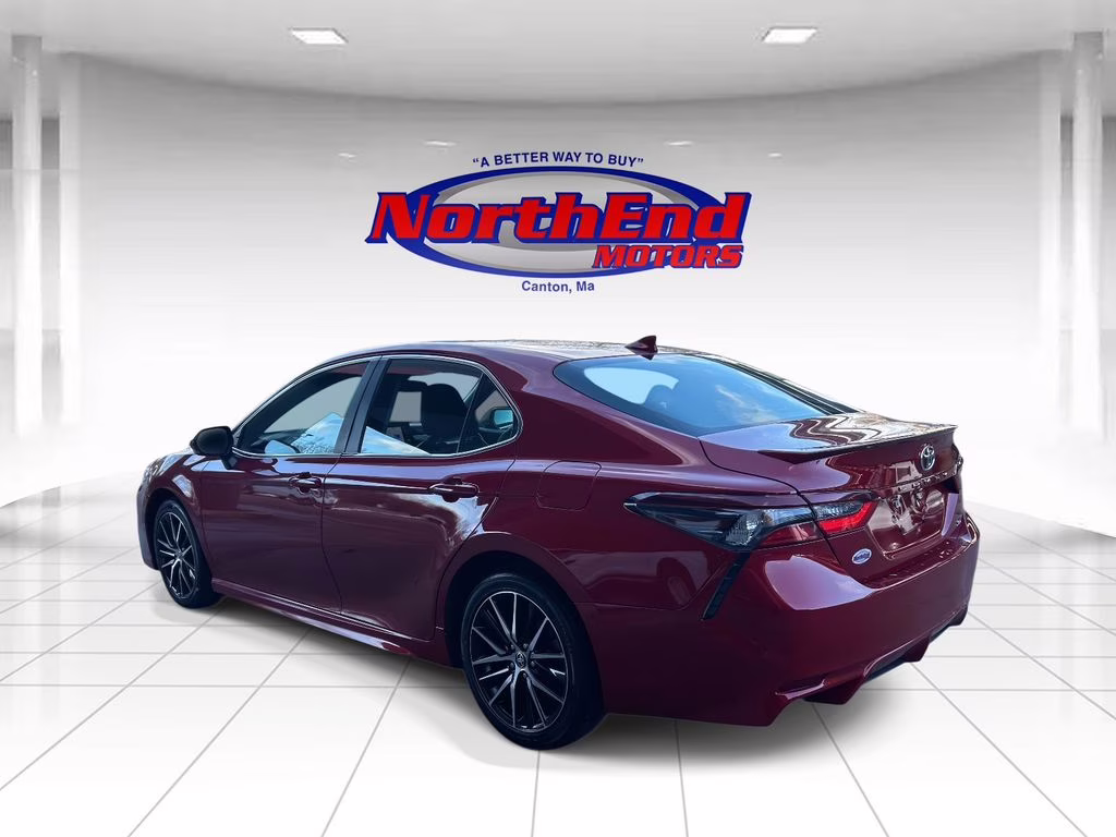2024 Red Toyota Camry SE FWD Sedan