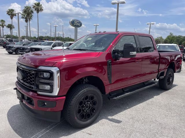 2026 Ruby Red Metallic Tinted Clearcoat Ford Super Duty F-350 SRW LARIAT 4X4 Truck