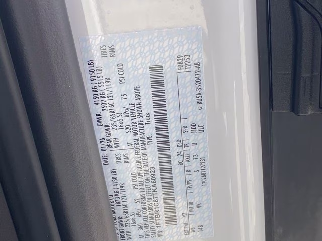 2026 Oxford White Ford Transit Cargo Van Base RWD Van