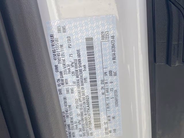 2026 Oxford White Ford Transit Cargo Van RWD Van