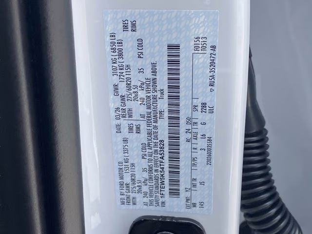 2026 Oxford White Ford F-150 LARIAT RWD Truck