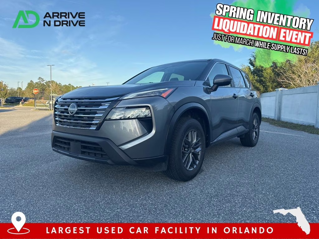 2025 Boulder Gray Pearl Nissan Rogue S AWD SUV