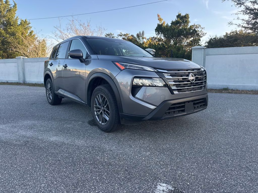 2025 Boulder Gray Pearl Nissan Rogue S AWD SUV