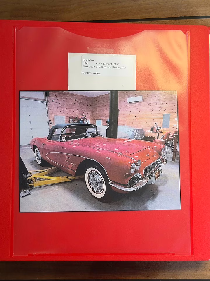1961 Roman Red Chevrolet Corvette Fuelie   Duntov Mark of Excellence Recipient RWD Coupe