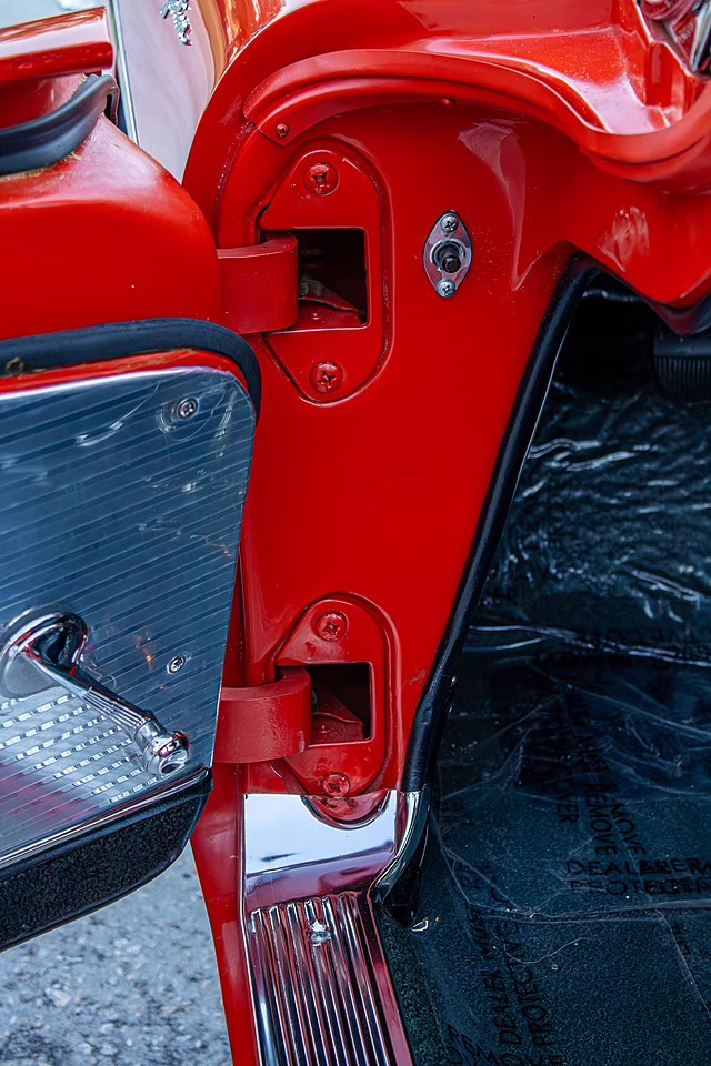 1961 Roman Red Chevrolet Corvette Fuelie   Duntov Mark of Excellence Recipient RWD Coupe