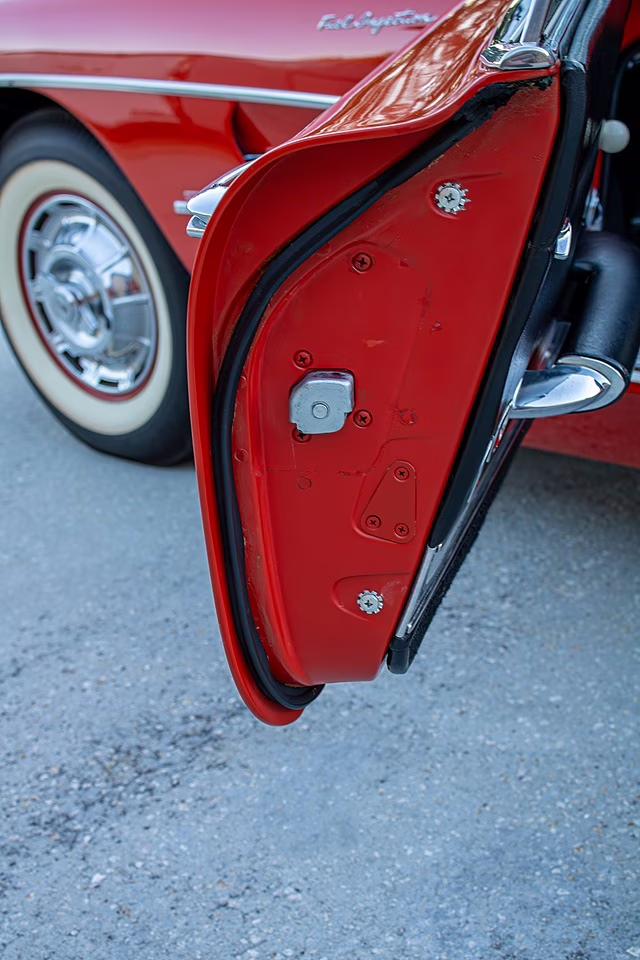 1961 Roman Red Chevrolet Corvette Fuelie   Duntov Mark of Excellence Recipient RWD Coupe