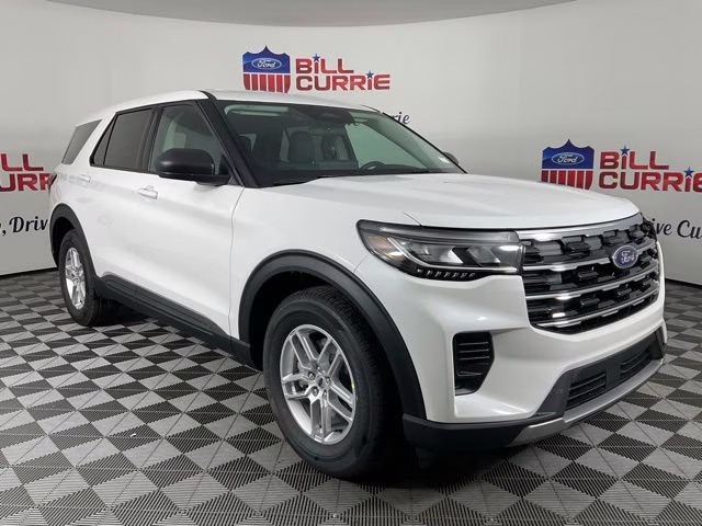 2026 White Metallic Ford Explorer Active RWD SUV