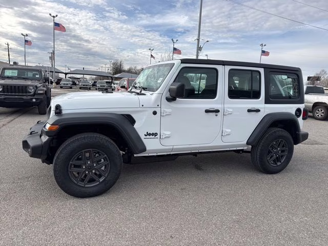 2026 Bright White Clearcoat Jeep Wrangler Sport 4X4 SUV