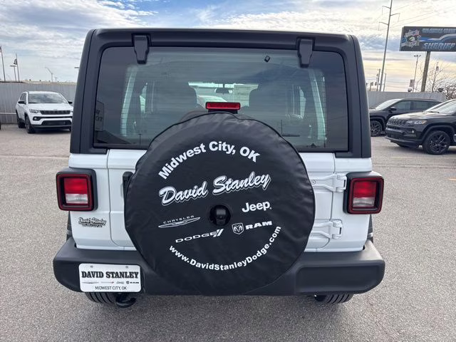 2026 Bright White Clearcoat Jeep Wrangler Sport 4X4 SUV