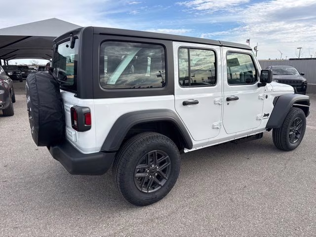 2026 Bright White Clearcoat Jeep Wrangler Sport 4X4 SUV
