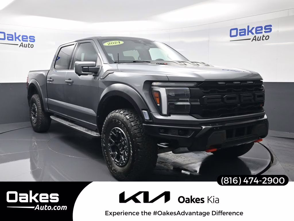 2024 Gray Metallic Ford F-150 Raptor 4X4 Truck