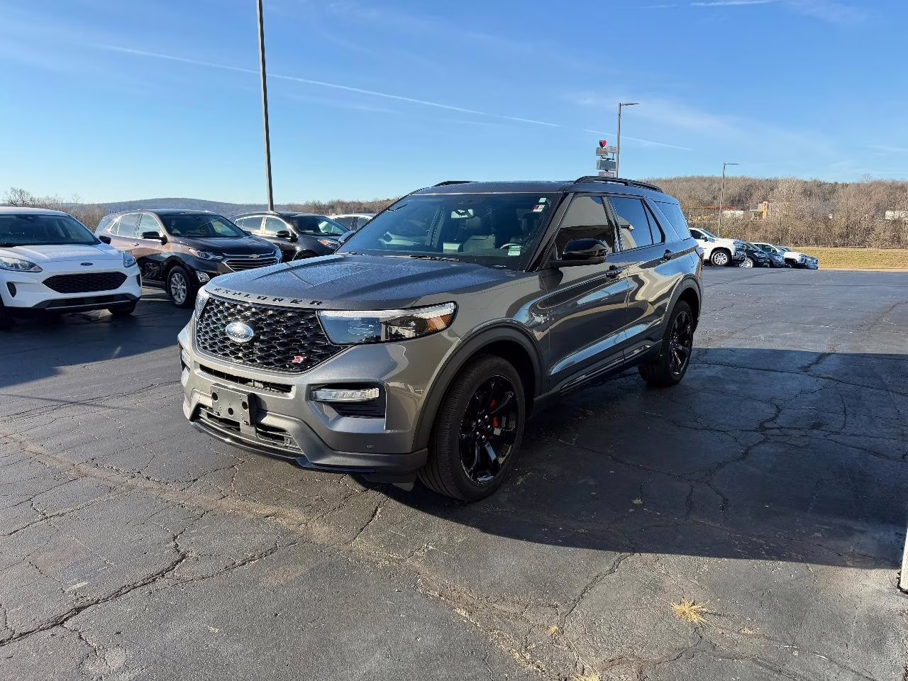 2023 Carbonized Gray Metallic Ford Explorer ST 4X4 SUV