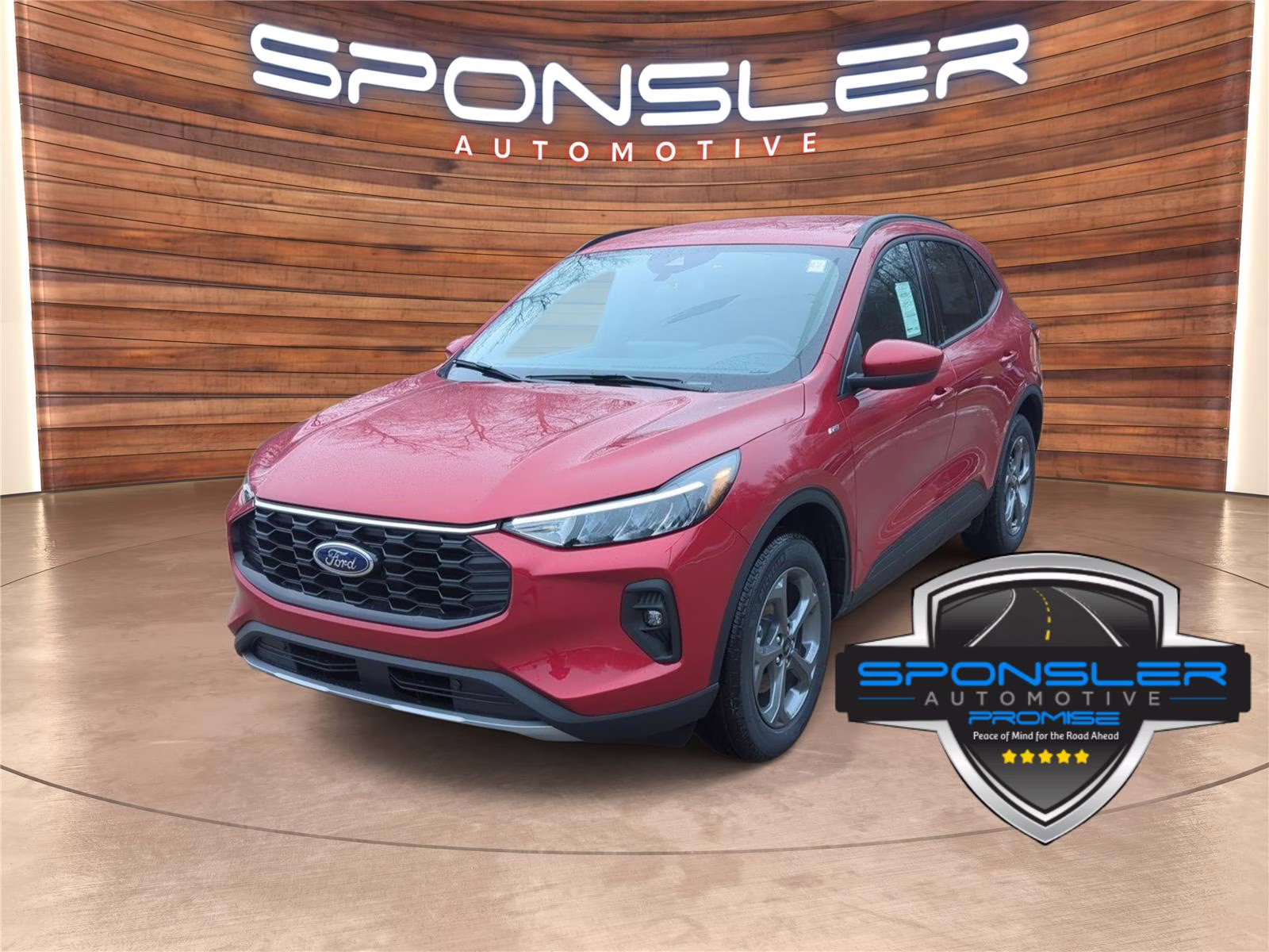 2026 Rapid Red Metallic Tinted Clearcoat Ford Escape Hybrid ST-Line Select AWD SUV