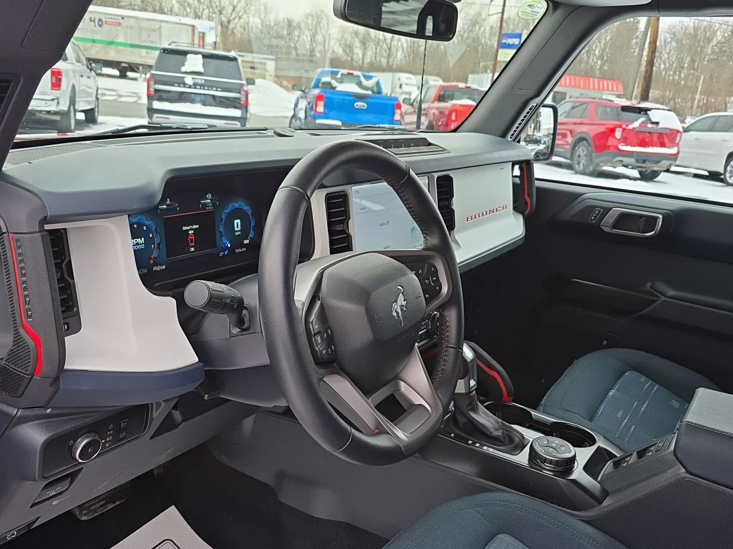 2025 Ruby Red Metallic Tinted Clearcoat Ford Bronco Heritage Edition 4X4 SUV