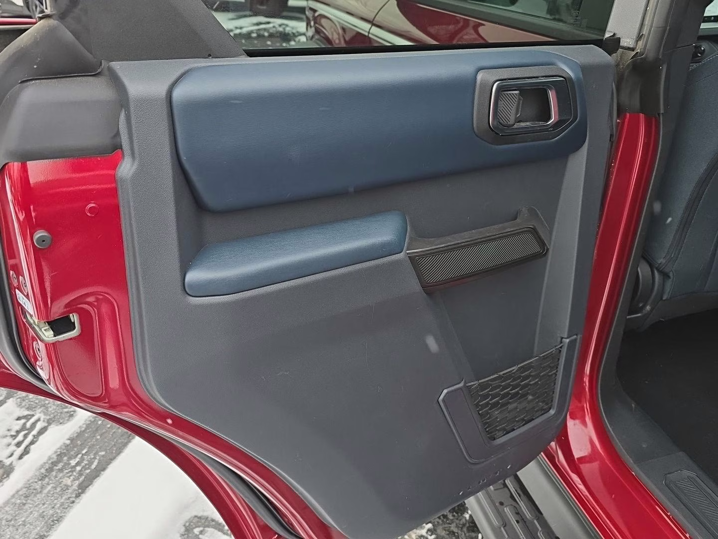 2025 Ruby Red Metallic Tinted Clearcoat Ford Bronco Heritage Edition 4X4 SUV