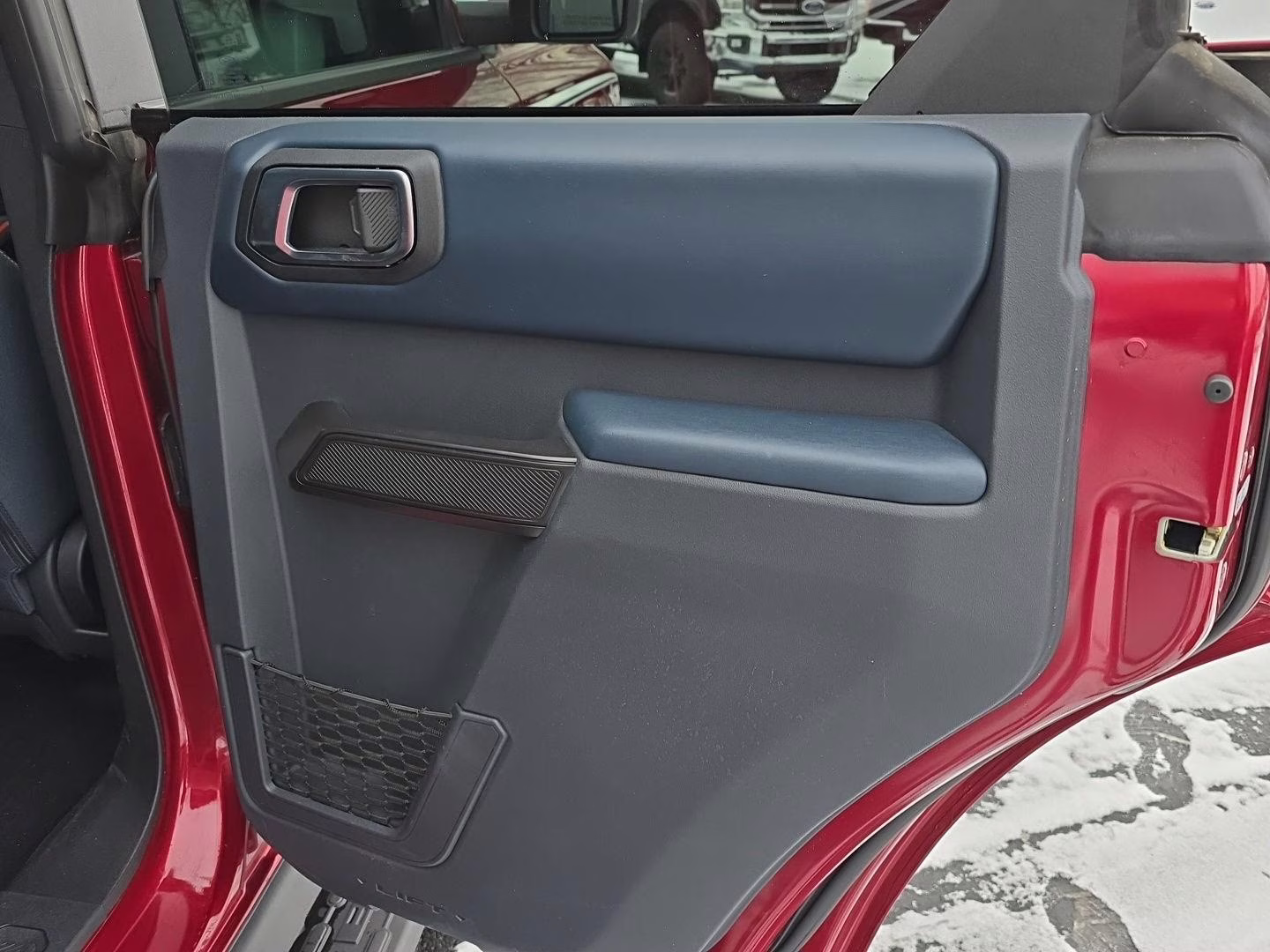 2025 Ruby Red Metallic Tinted Clearcoat Ford Bronco Heritage Edition 4X4 SUV