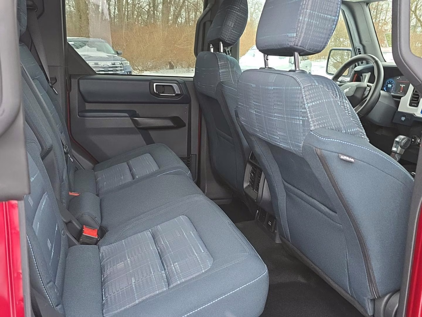 2025 Ruby Red Metallic Tinted Clearcoat Ford Bronco Heritage Edition 4X4 SUV