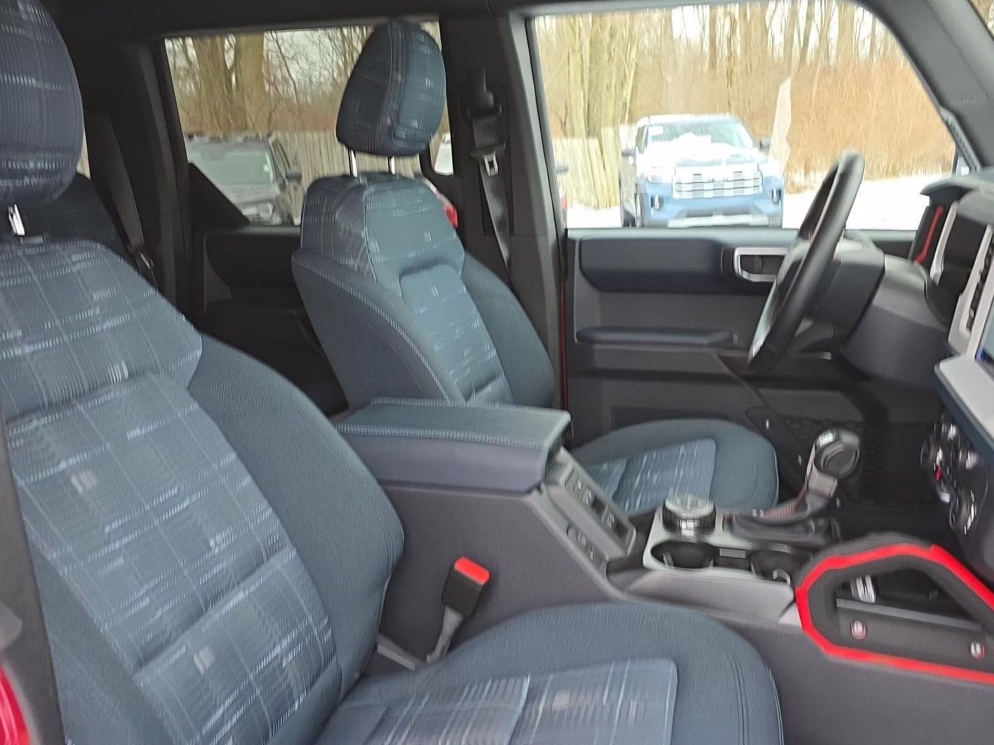 2025 Ruby Red Metallic Tinted Clearcoat Ford Bronco Heritage Edition 4X4 SUV