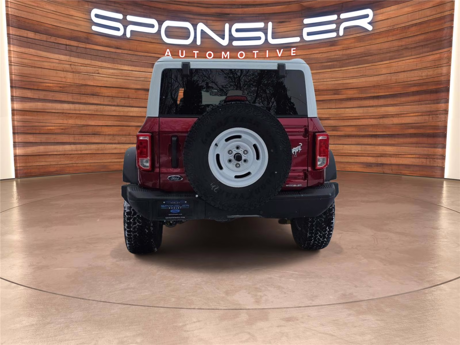 2025 Ruby Red Metallic Tinted Clearcoat Ford Bronco Heritage Edition 4X4 SUV