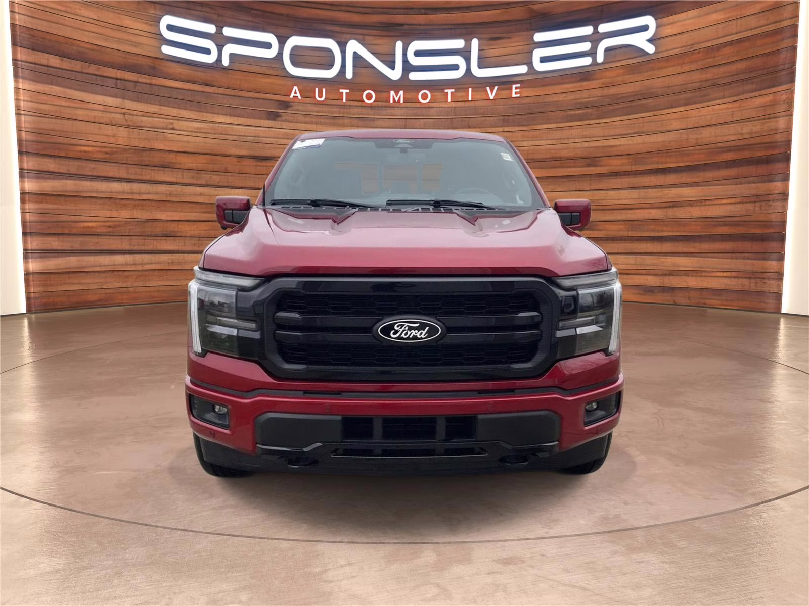 2025 Rapid Red Metallic Tinted Clearcoat Ford F-150 LARIAT 4X4 Truck