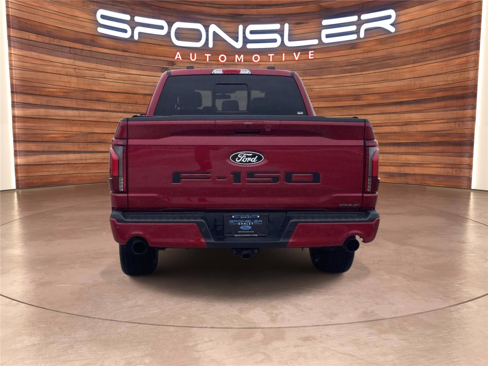 2025 Rapid Red Metallic Tinted Clearcoat Ford F-150 LARIAT 4X4 Truck