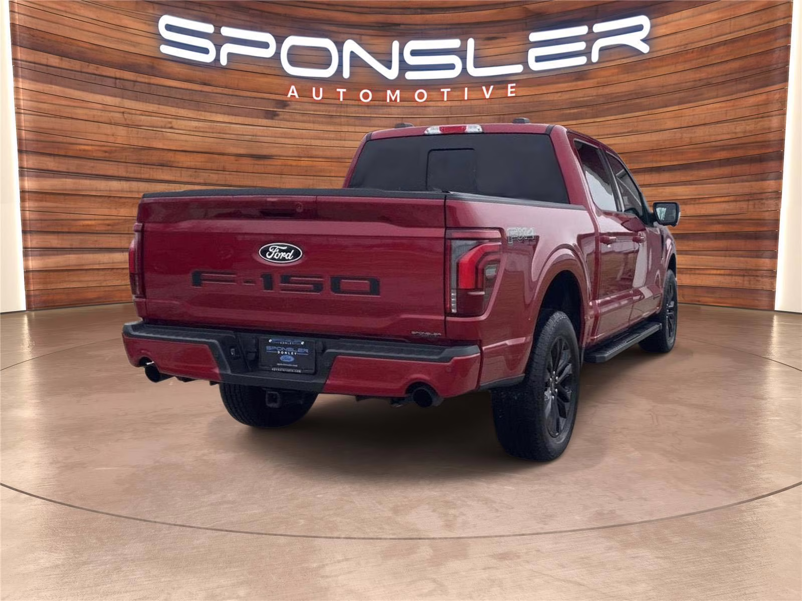 2025 Rapid Red Metallic Tinted Clearcoat Ford F-150 LARIAT 4X4 Truck