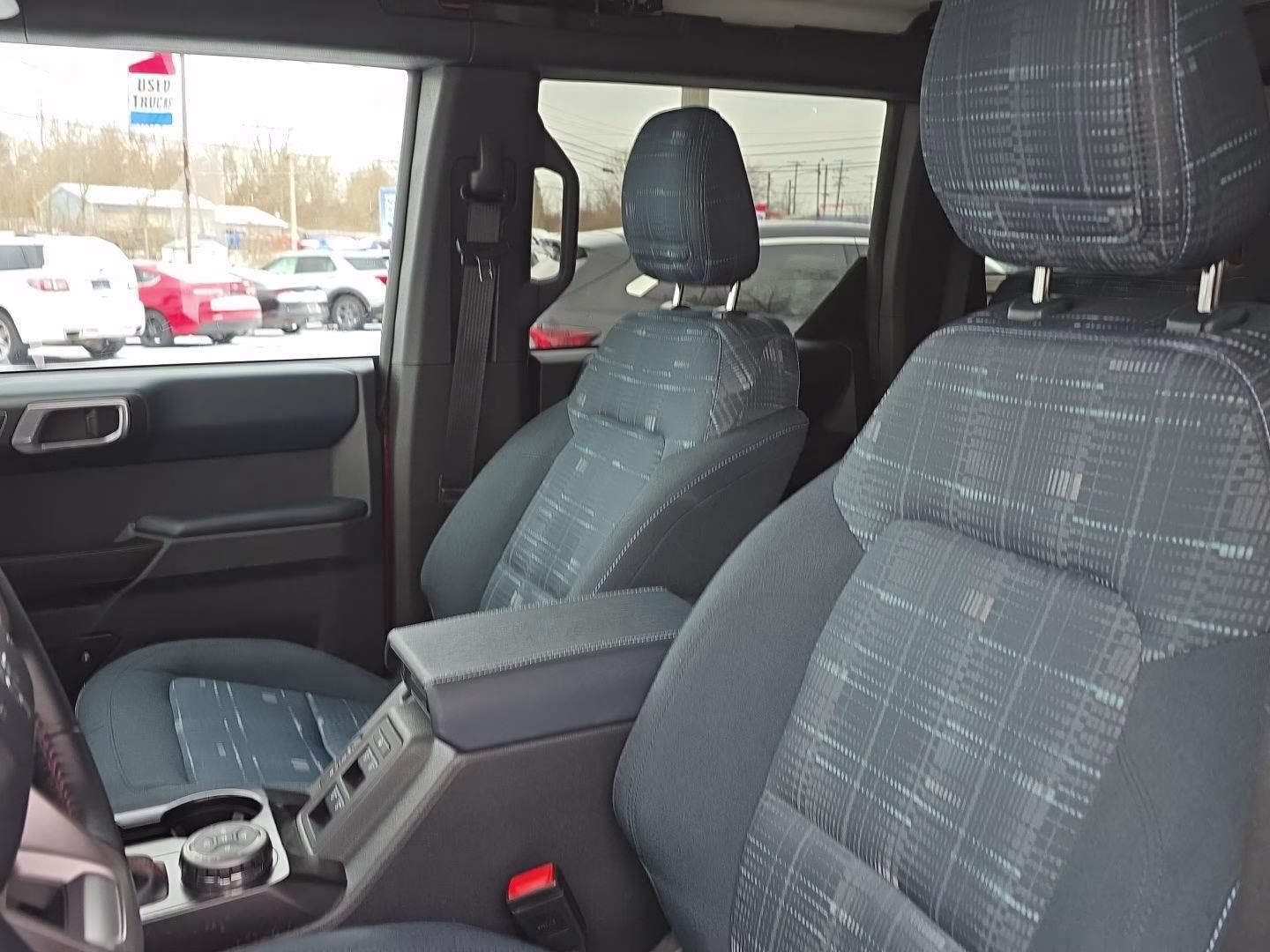 2025 Ruby Red Metallic Tinted Clearcoat Ford Bronco Heritage Edition 4X4 SUV