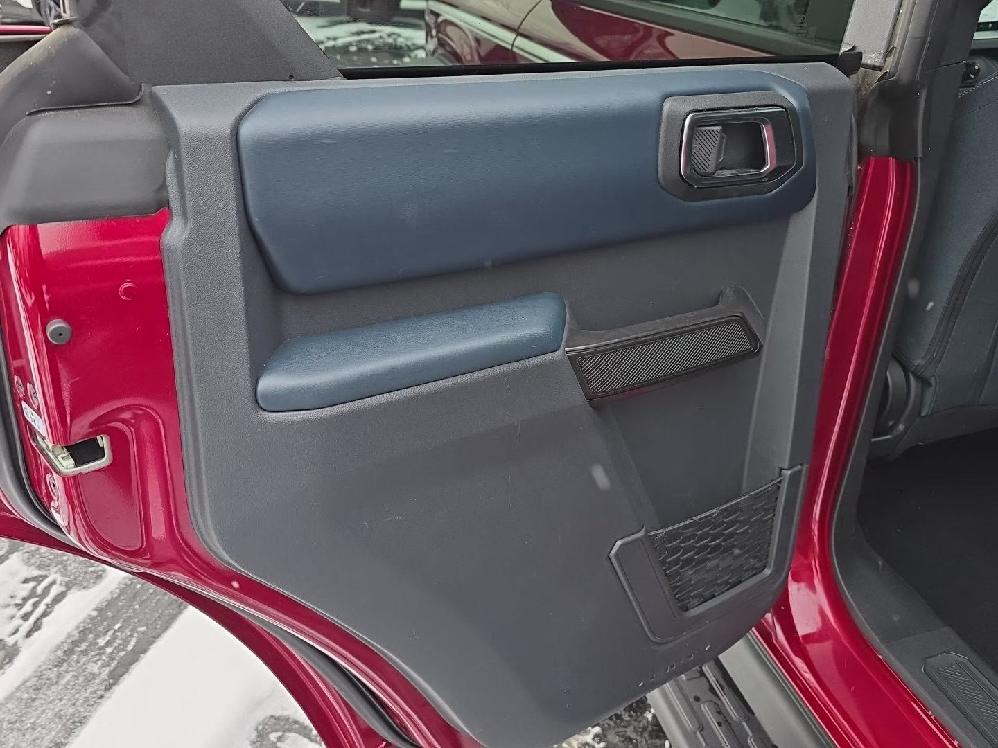 2025 Ruby Red Metallic Tinted Clearcoat Ford Bronco Heritage Edition 4X4 SUV