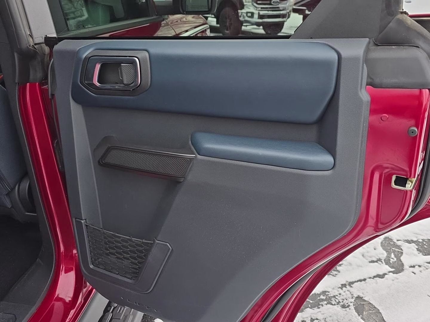 2025 Ruby Red Metallic Tinted Clearcoat Ford Bronco Heritage Edition 4X4 SUV