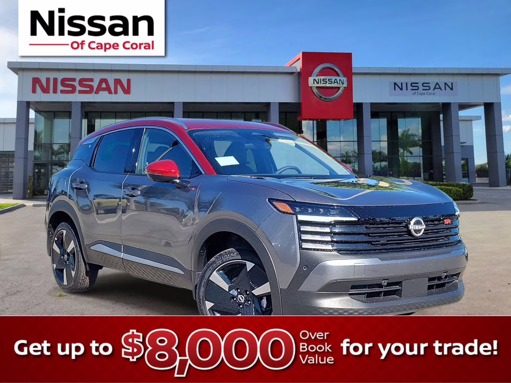 2026 Gun Metallic/Scarlet Ember Tintcoat Nissan Kicks SR FWD SUV