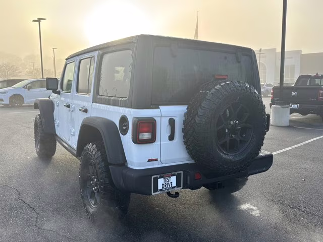 2026 Bright White Clearcoat Jeep Wrangler Willys 4X4 Convertible