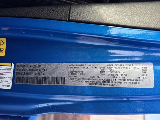 2026 Hydro Blue Pearlcoat Jeep Wrangler Willys 4X4 Convertible