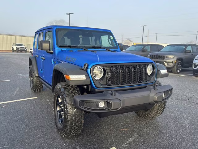 2026 Hydro Blue Pearlcoat Jeep Wrangler Willys 4X4 Convertible