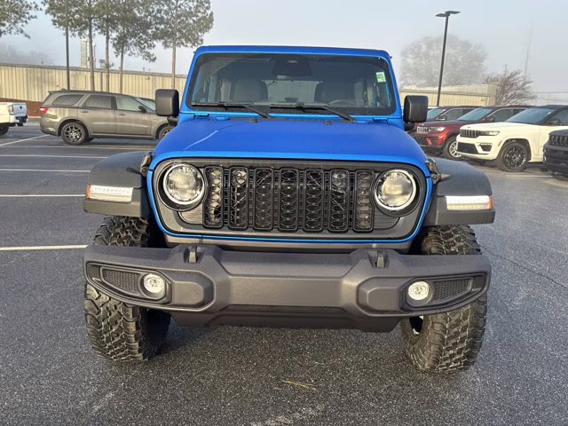 2026 Hydro Blue Pearlcoat Jeep Wrangler Willys 4X4 Convertible